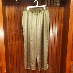 ASOS SIZE 12 Women's Metallic Gold Satin Pants